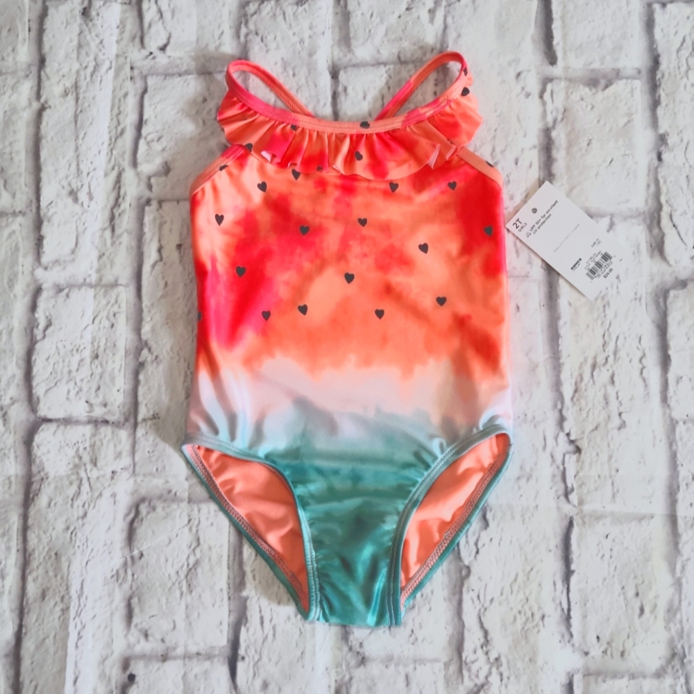 Jumping Beans Toddler Girl Watermelon One-Piece Bathing Suit